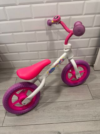 Bici equilibrio Chicco rosa con timbre