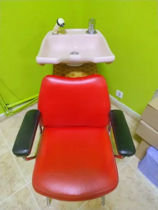 Lavacabezas profesional + sillón reclinable