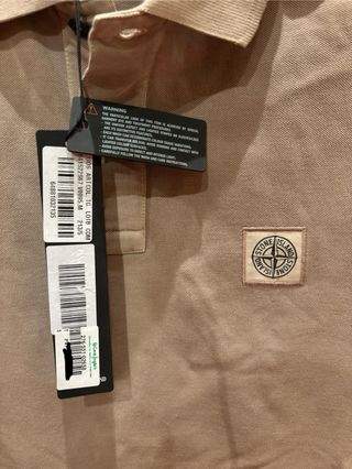 Polo Stone Island Beige
