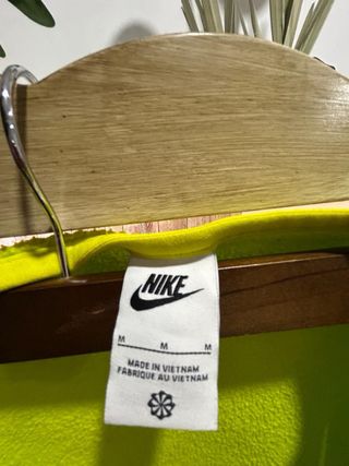 Chaleco Polar Nike Verde Neón Talla M
