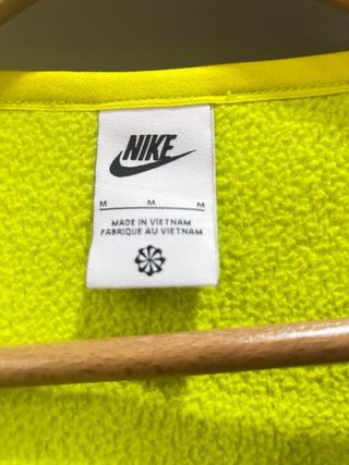 Chaleco Polar Nike Verde Neón Talla M