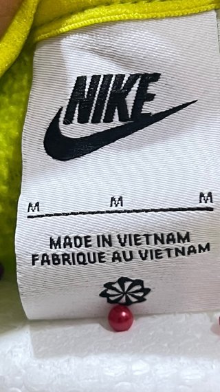 Chaleco Polar Nike Verde Neón Talla M
