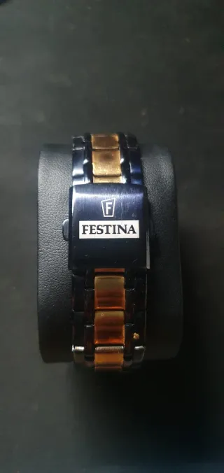 Reloj Festina Edición Especial Crono Azul y Oro