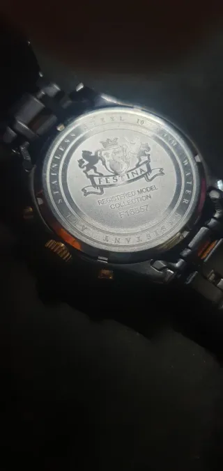 Reloj Festina Edición Especial Crono Azul y Oro