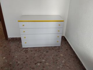 Cama 90 y Cómoda 3 Cajones