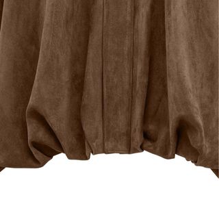 Chaqueta marrón efecto ante