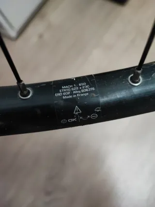 Ruedas MTB Mach 1 650 622x23C