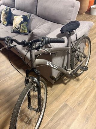 Bicicleta Montaña Btwin Gris