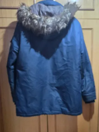 Plumífero azul hombre talla XL