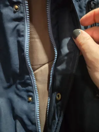 Plumífero azul hombre talla XL