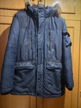 Plumífero azul hombre talla XL