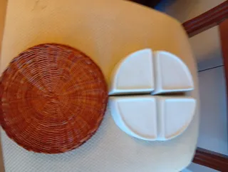 Plato Aperitivos Cerámica y Madera