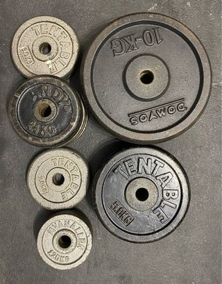 Banco de musculación,pesas mas bici de spinning