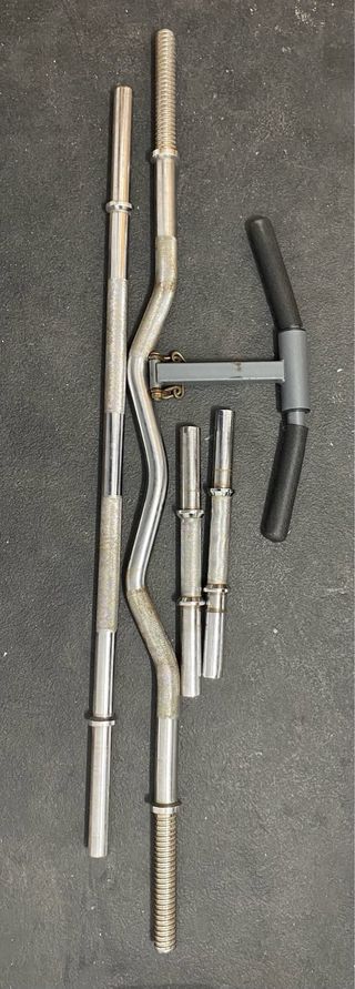 Banco de musculación,pesas mas bici de spinning