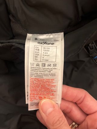 Ropa de esquí para niños