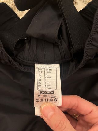 Ropa de esquí para niños