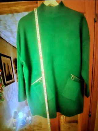 Jersey verde mujer talla única