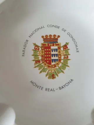 Cenicero Vintage Cerámica Parador Conde Gondomar