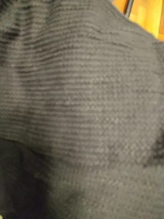 Vestido negro bordado talla única