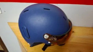 Casco de esquí Wedze azul con visor