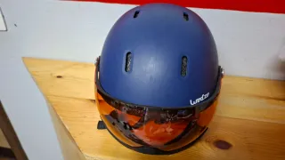 Casco de esquí Wedze azul con visor