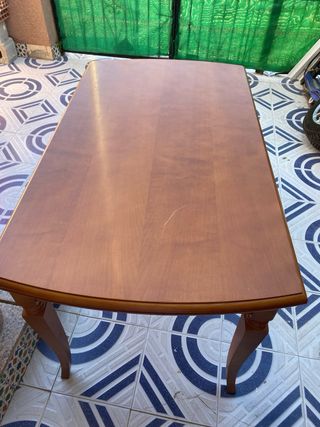 Mesa comedor extensible madera