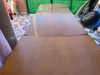 Mesa comedor extensible madera