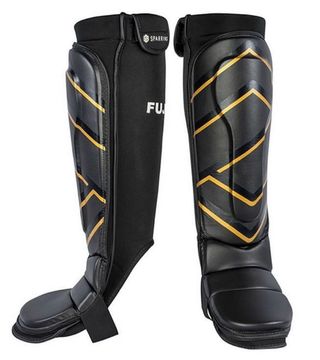 Tibiales Sparring FujiMae Negros y Dorados