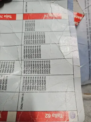 Cadenas de tela Talla 62