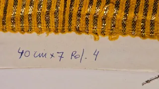 Galón lamé hojilla oro antiguo para manualidades