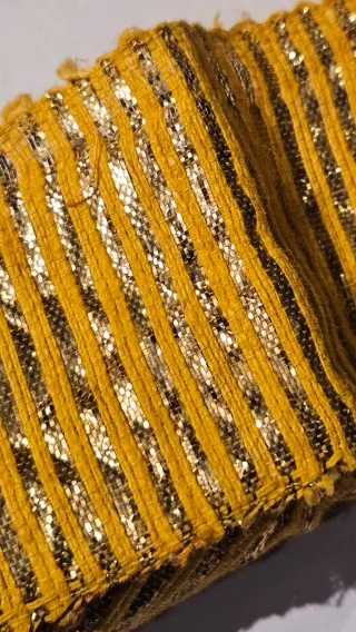 Galón lamé hojilla oro antiguo para manualidades