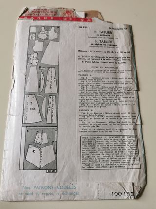 Cartamodello francese anni '50 L'Echo de la Mode