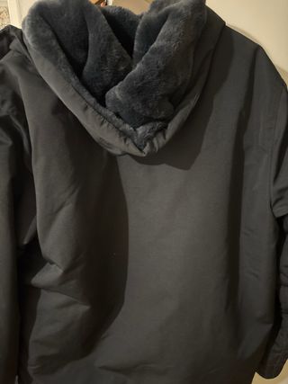 Chaqueta Hollister Negra Hombre Talla M con Forro