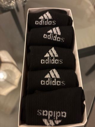 Calcetines Adidas Negros Pack 5 Pares