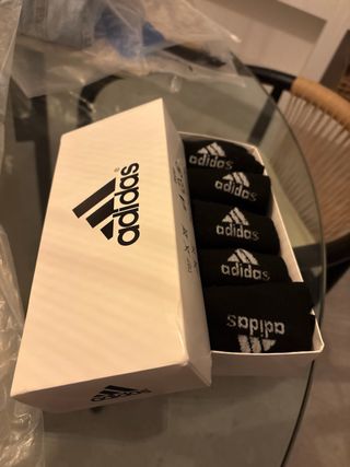 Calcetines Adidas Negros Pack 5 Pares