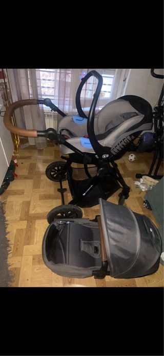 Carrito de bebé Kinderkraft gris  3 piece