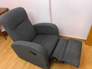 Butaca extensible gris