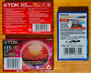 Lote 6 cintas video cassette