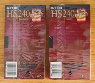 Lote 6 cintas video cassette