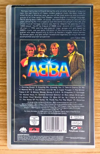 Lote 6 cintas video cassette