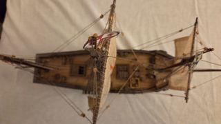 Maquetas en madera de las 3 Carabelas de Colón