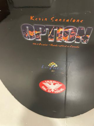 Tabla Snowboard Option Kevin Sansalone 156 cm