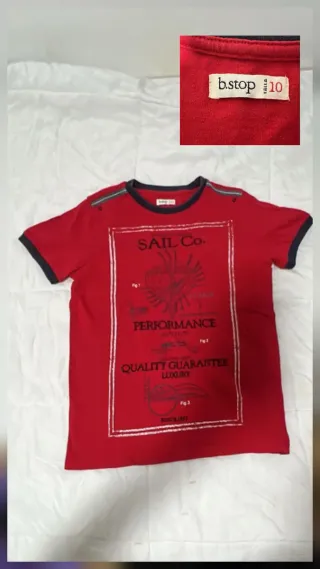 Camiseta b.stop niño talla 10 A