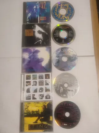 15 CDs Rock PRECIO LIQUIDACION 1 x 3€