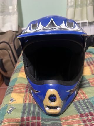 Casco de moto azul MT Helmets