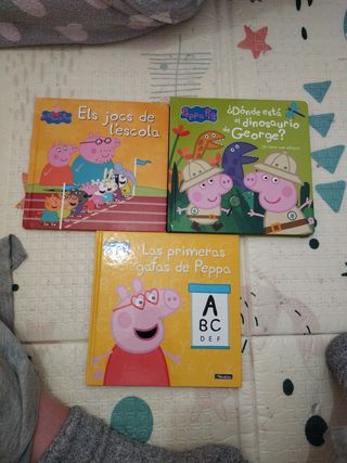 Peppa Pig libros pack 3.