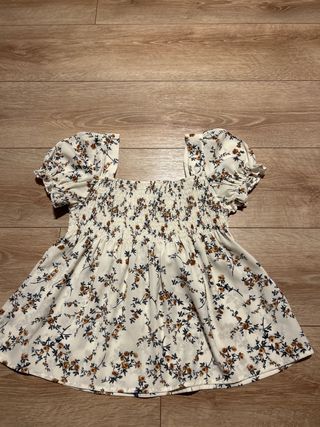 Blusa floral manga corta