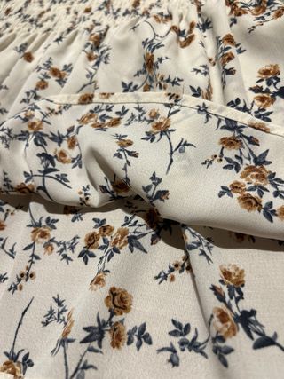 Blusa floral manga corta