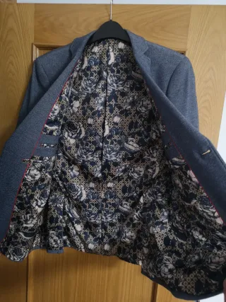 Americana azul hombre