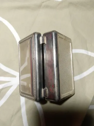 Caja de alpaca plateada